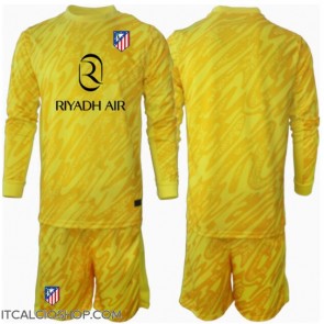 Atletico Madrid Portiere Terza Maglia Bambino 2024-25 Manica Lunga (+ Pantaloni corti)